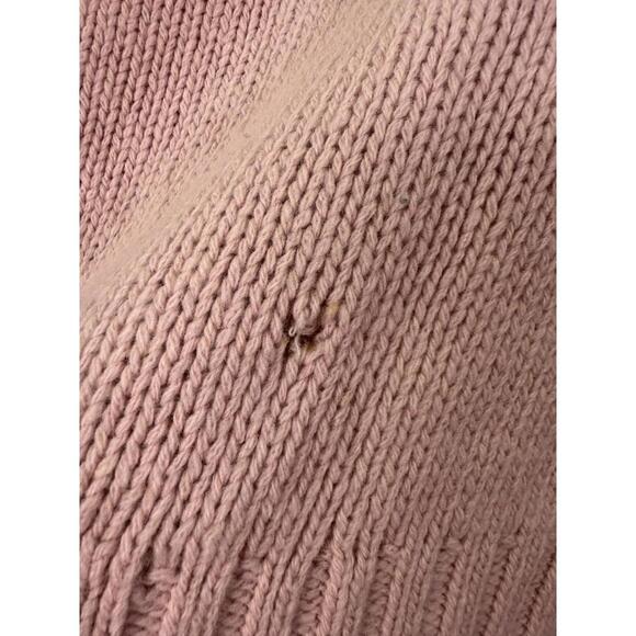 Zadig & Voltaire Pink Malta Mon Amour Sweater Size M with Hole - Picture 7 of 9